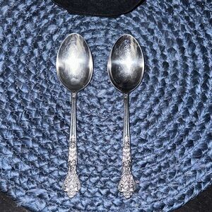 Vintage Serving Spoons Stainless Steel - Versailles -LOT of 2